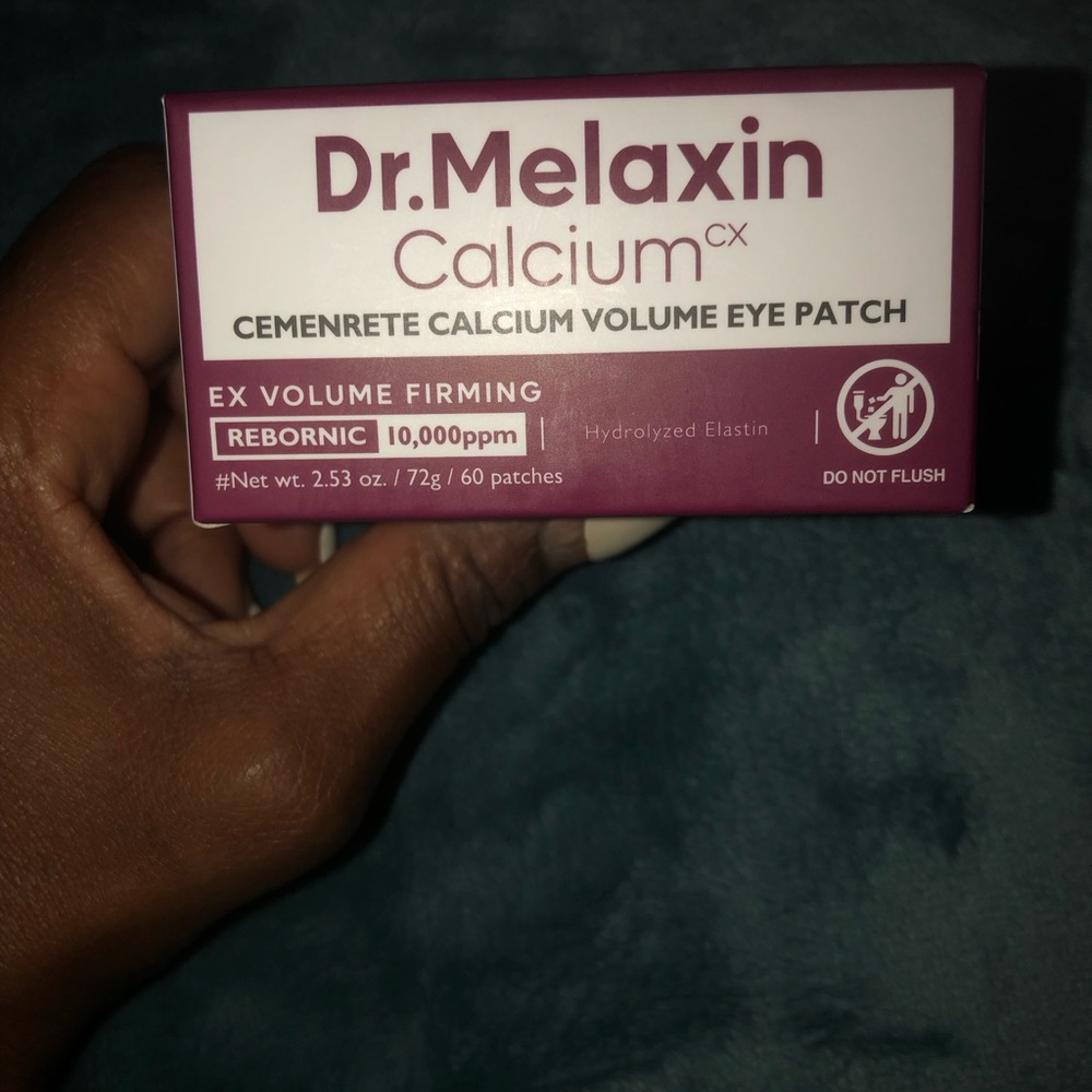 Dr. Melaxin Calcium CX Eye Patch - Pink & White Box